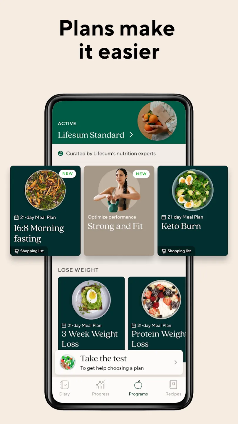 Lifesum: счетчик калорий v20.5.2 APK Мод (Всё открыто, Premium разблокирован) Screenshot 5