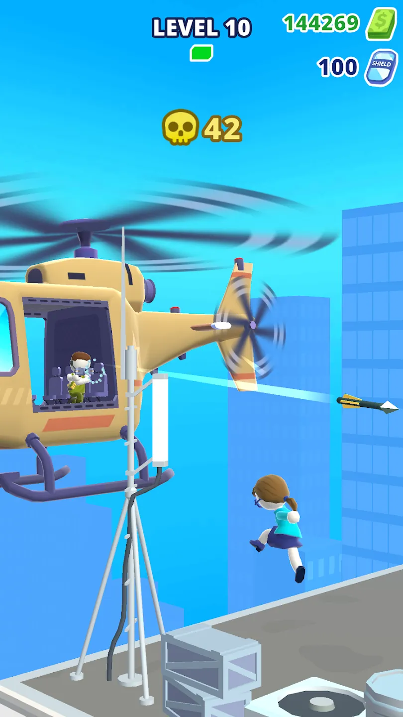Helicopter Escape 3D v1.18.25 APK Мод (Много денег) Screenshot 2