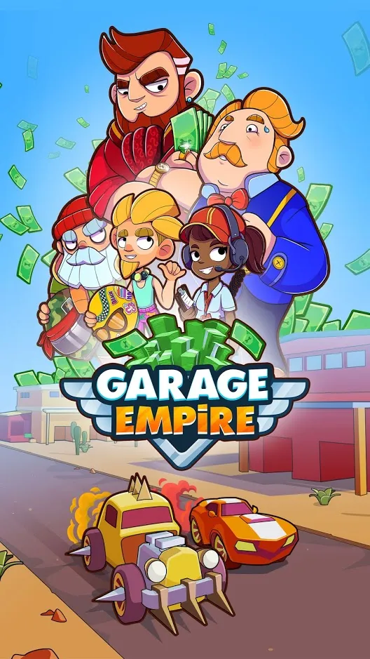 Garage Empire – Idle Building Tycoon & Racing Game [мод: много денег] Screenshot 1