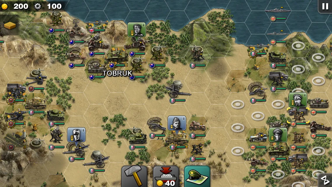 Glory of Generals HD v1.2.22 APK Мод (Много медалей) Screenshot 5