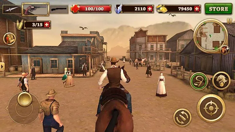 Огонь с Запада West Gunfighter v1.19 APK Мод (Много денег) Screenshot 2