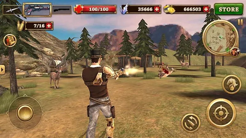 Огонь с Запада West Gunfighter v1.19 APK Мод (Много денег) Screenshot 4