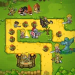 Скачать Defense Heroes: Defender War Tower Defense [мод: бесплатные покупки] на Андроид
