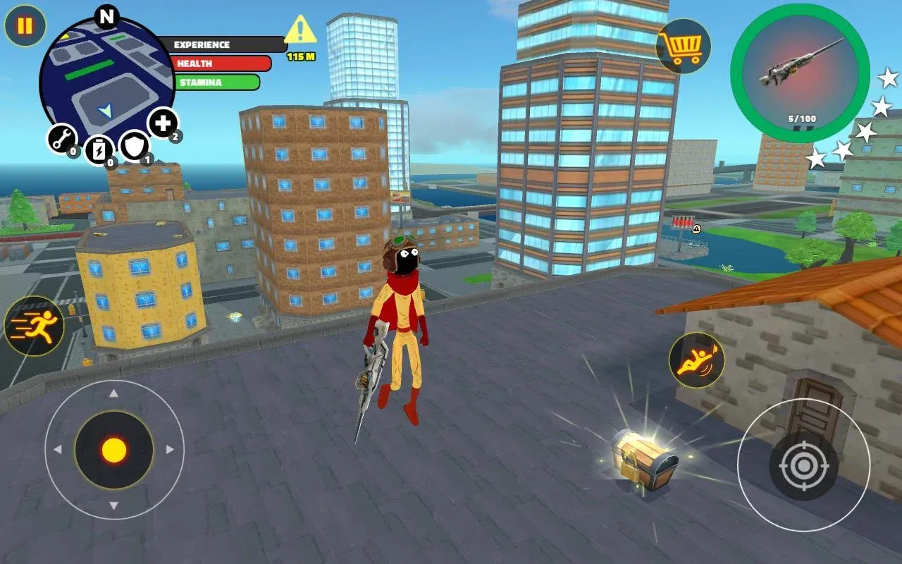 Stickman Superhero v2.2.0 APK Мод (Всё открыто) Screenshot 1