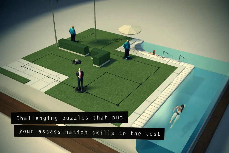 Hitman GO v1.17.2 APK Мод (Много подсказок) Screenshot 2
