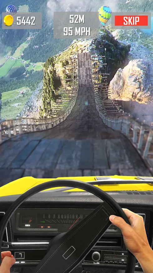Mega Ramp Car Jumping [мод: много денег] Screenshot 2