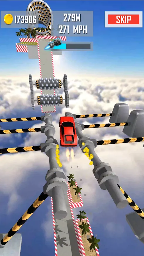 Mega Ramp Car Jumping [мод: много денег] Screenshot 3