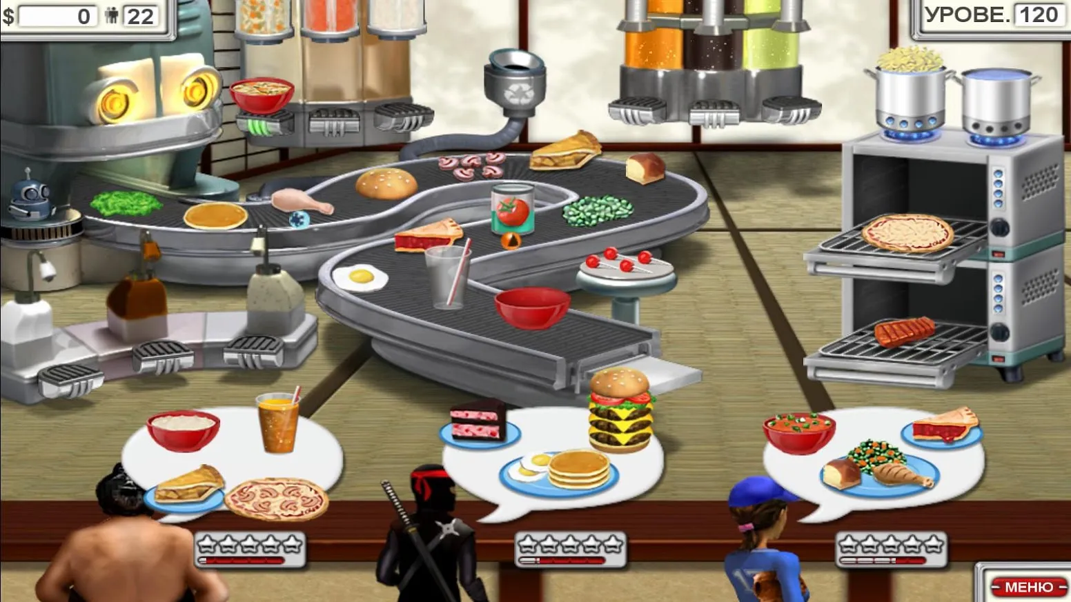 Burger Shop 2 (Без рекламы) [мод: много денег] Screenshot 1