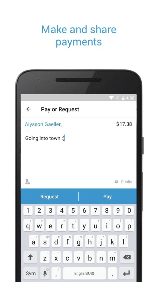 Venmo Screenshot 1