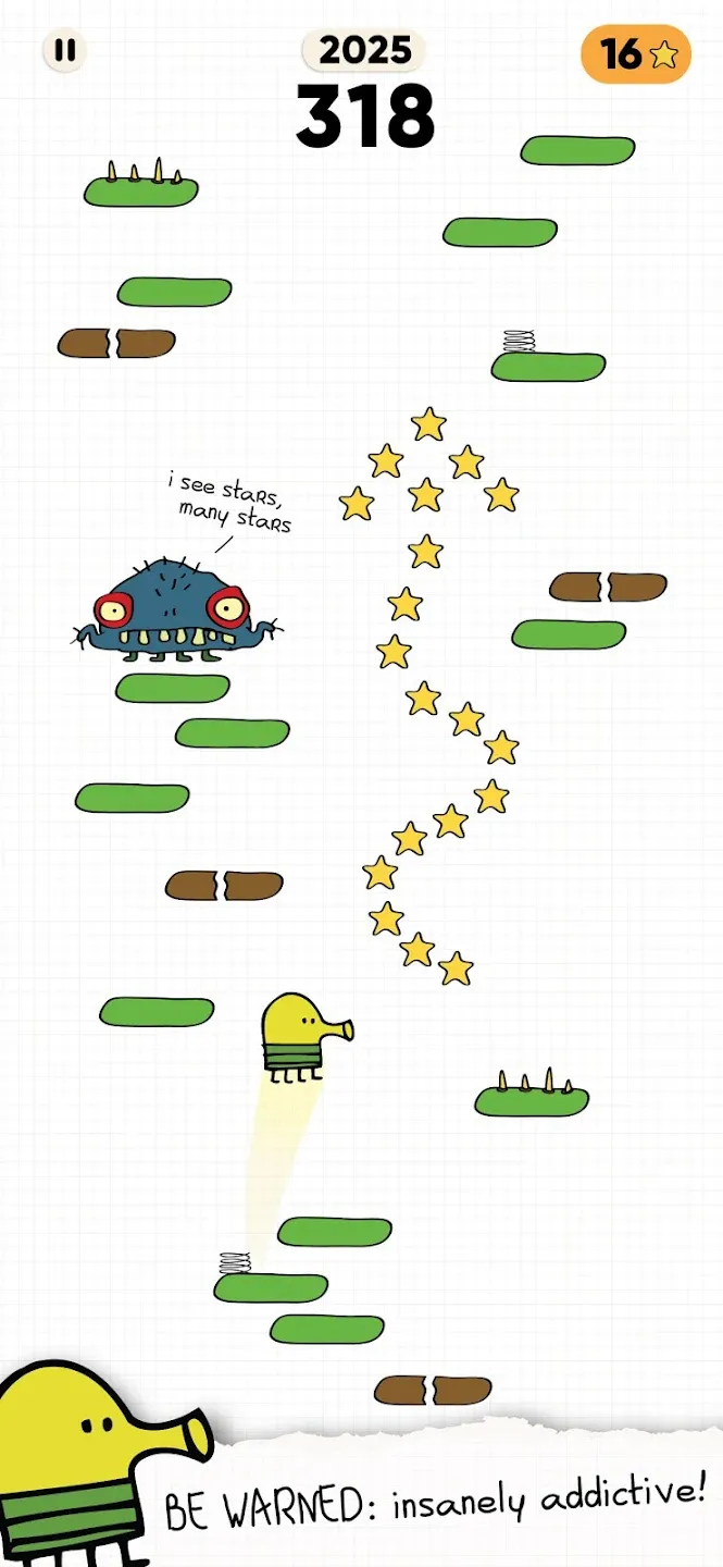 Doodle Jump 2 v1.5.16 APK Мод (Всё открыто) Screenshot 1