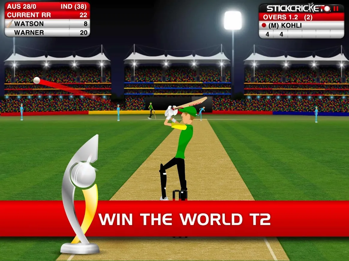 Stick Cricket Classic [мод: всё открыто] Screenshot 2