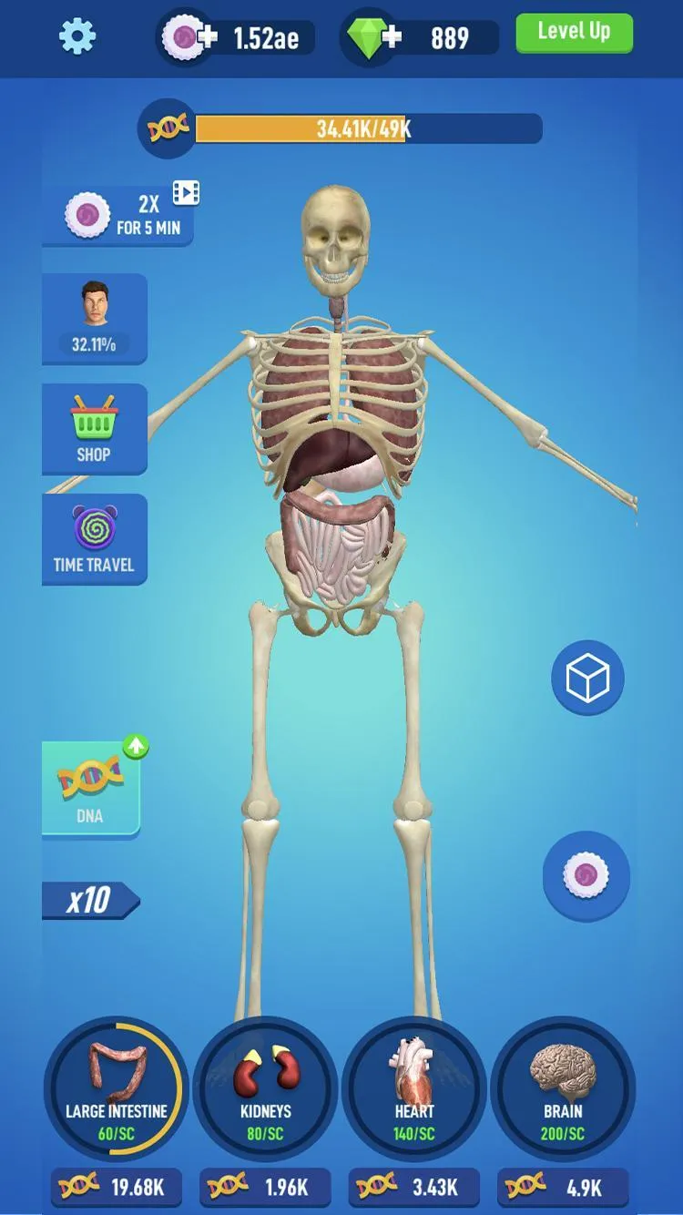 Idle Human 2 v3.0 APK Мод (Много денег) Screenshot 2