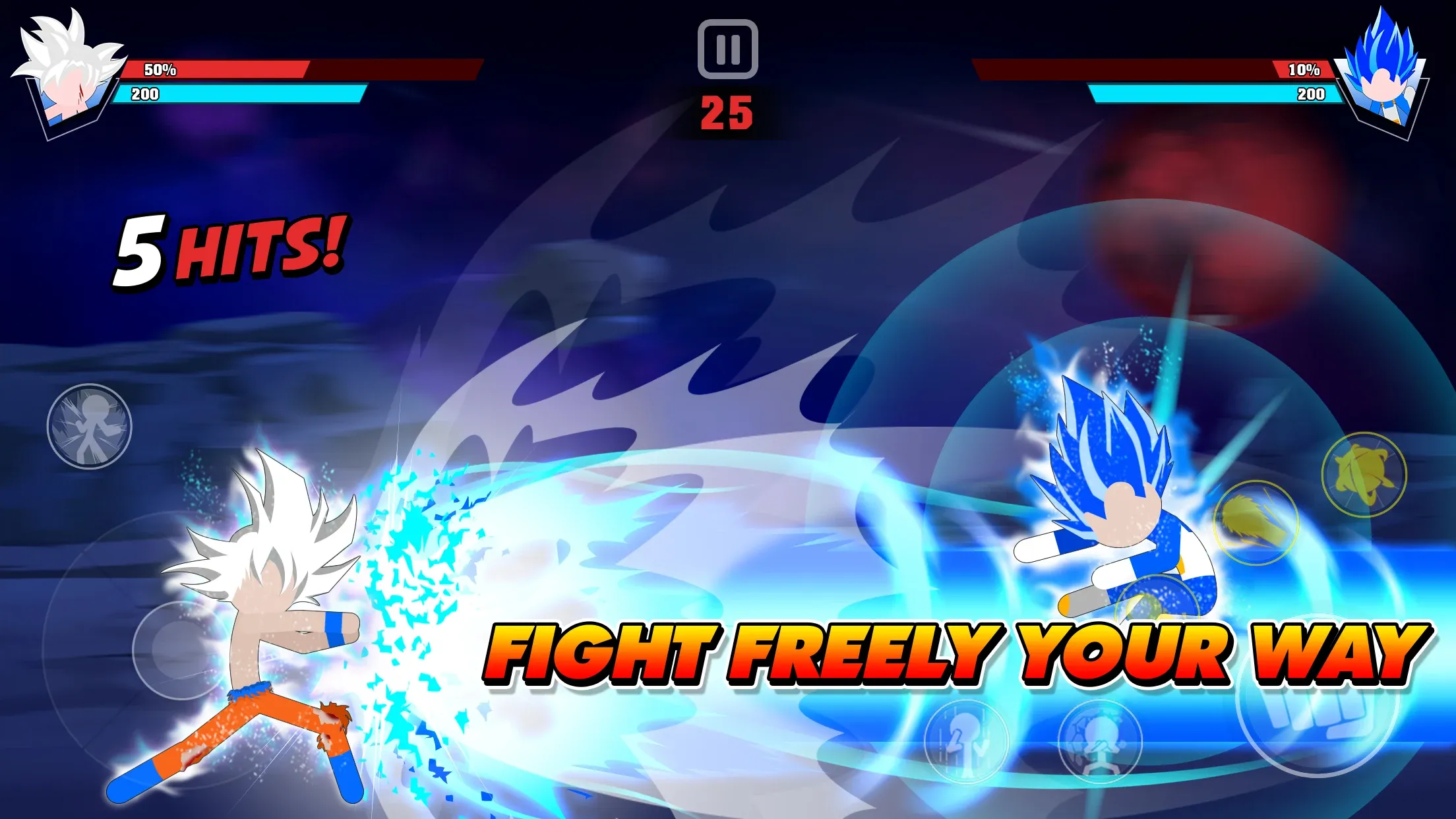Stick Battle Fight v6.3 APK Мод (Меню, Много денег) Screenshot 1