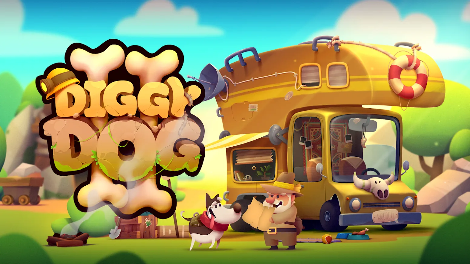 Мой копающий пес 2 (My Diggy Dog 2) [мод: много денег] Screenshot 1