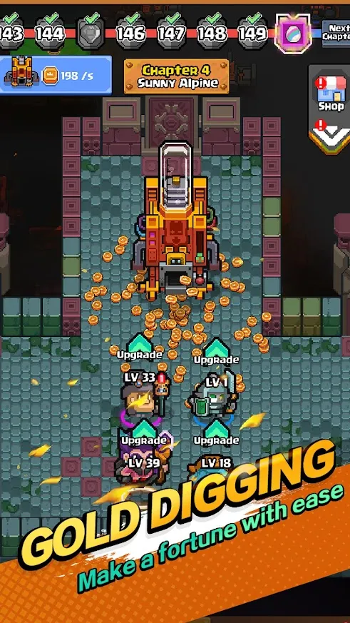 Idle Squad [мод: много денег] Screenshot 2