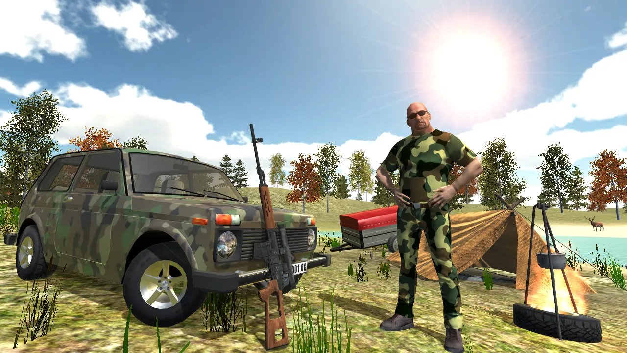 Симулятор охоты 4х4 v1.48 APK Мод (Много денег) Screenshot 1