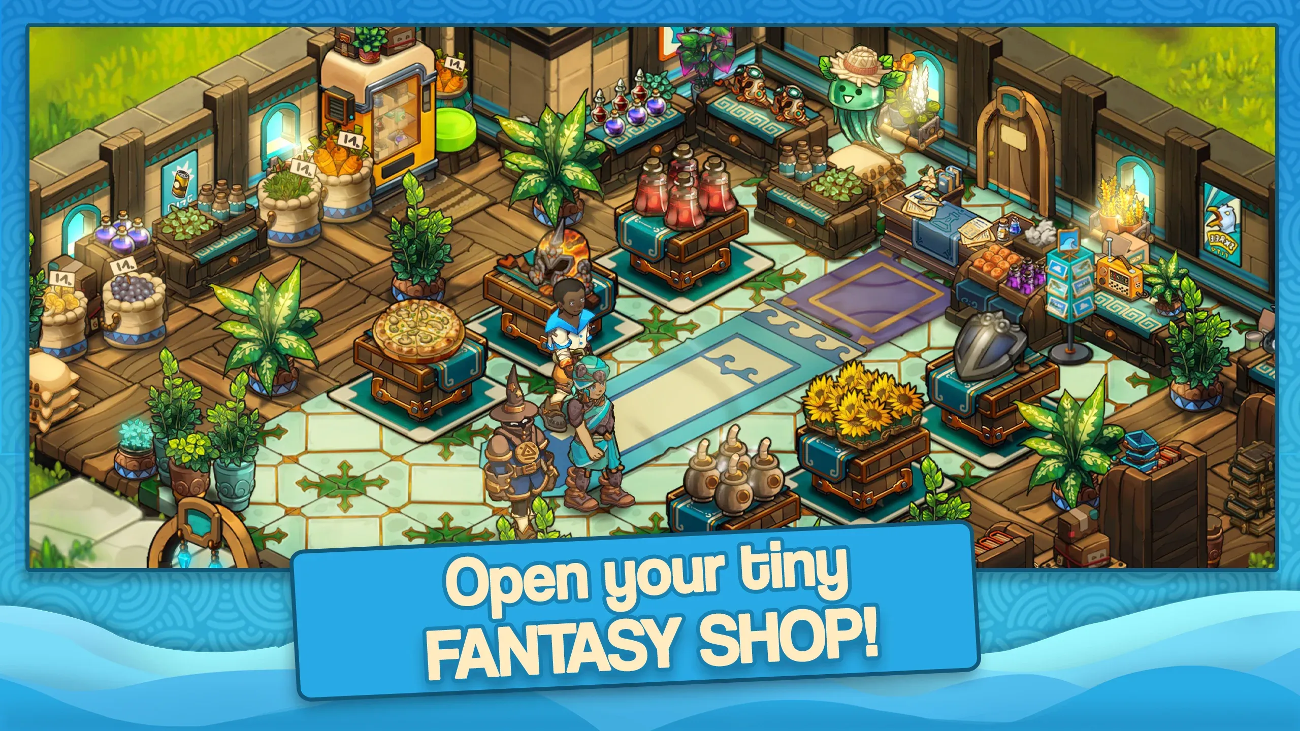 Tiny Shop: Craft & Tycoon v0.1.219 APK Мод (Меню, Бесплатные покупки) Screenshot 1