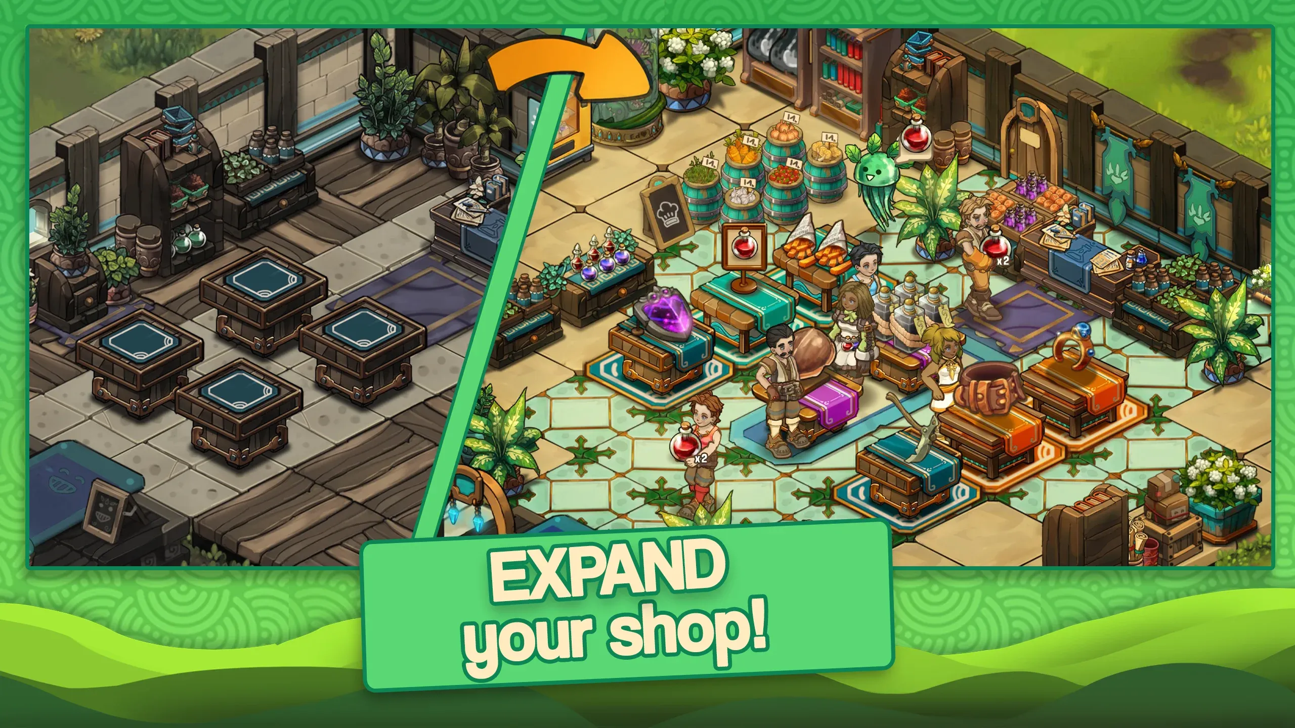 Tiny Shop: Craft & Tycoon v0.1.219 APK Мод (Меню, Бесплатные покупки) Screenshot 2
