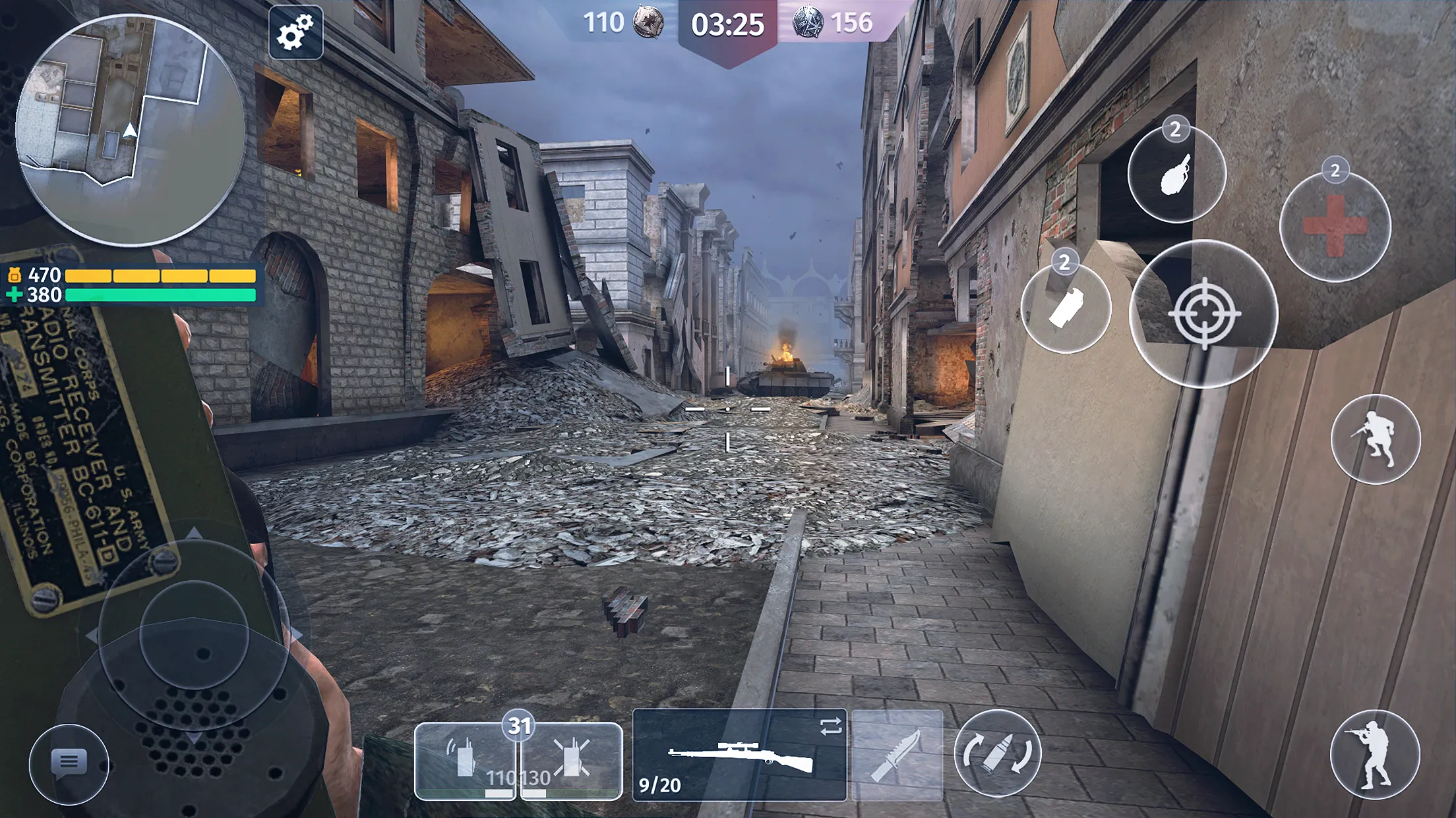 World War 2: Военные игры v4.94 APK Мод (Меню, Много патронов, Нет перезарядки) Screenshot 2
