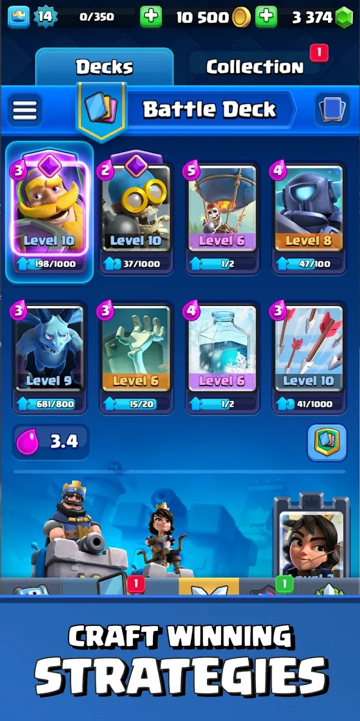 Clash Royale v140593015 APK Мод (Много денег, Приватный сервер) Screenshot 3
