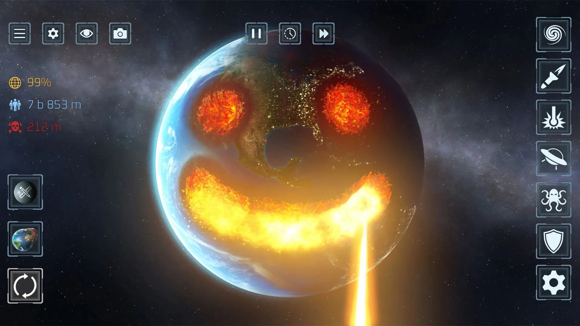 Solar Smash v2.6.9 APK Мод (Много ракет) Screenshot 1