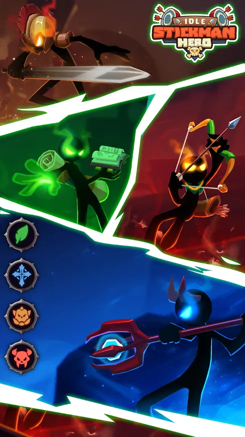 Stickman Heroes: Возраст монстров [мод: много денег] Screenshot 4