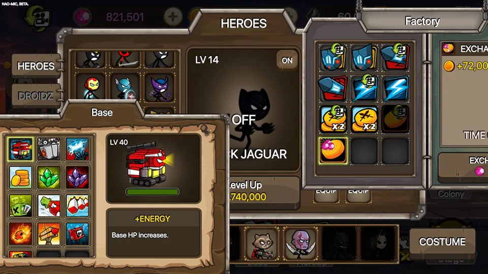 HERO WARS SuperStickmanDefense v1.1.0 APK Мод (Бесплатные покупки) Screenshot 4