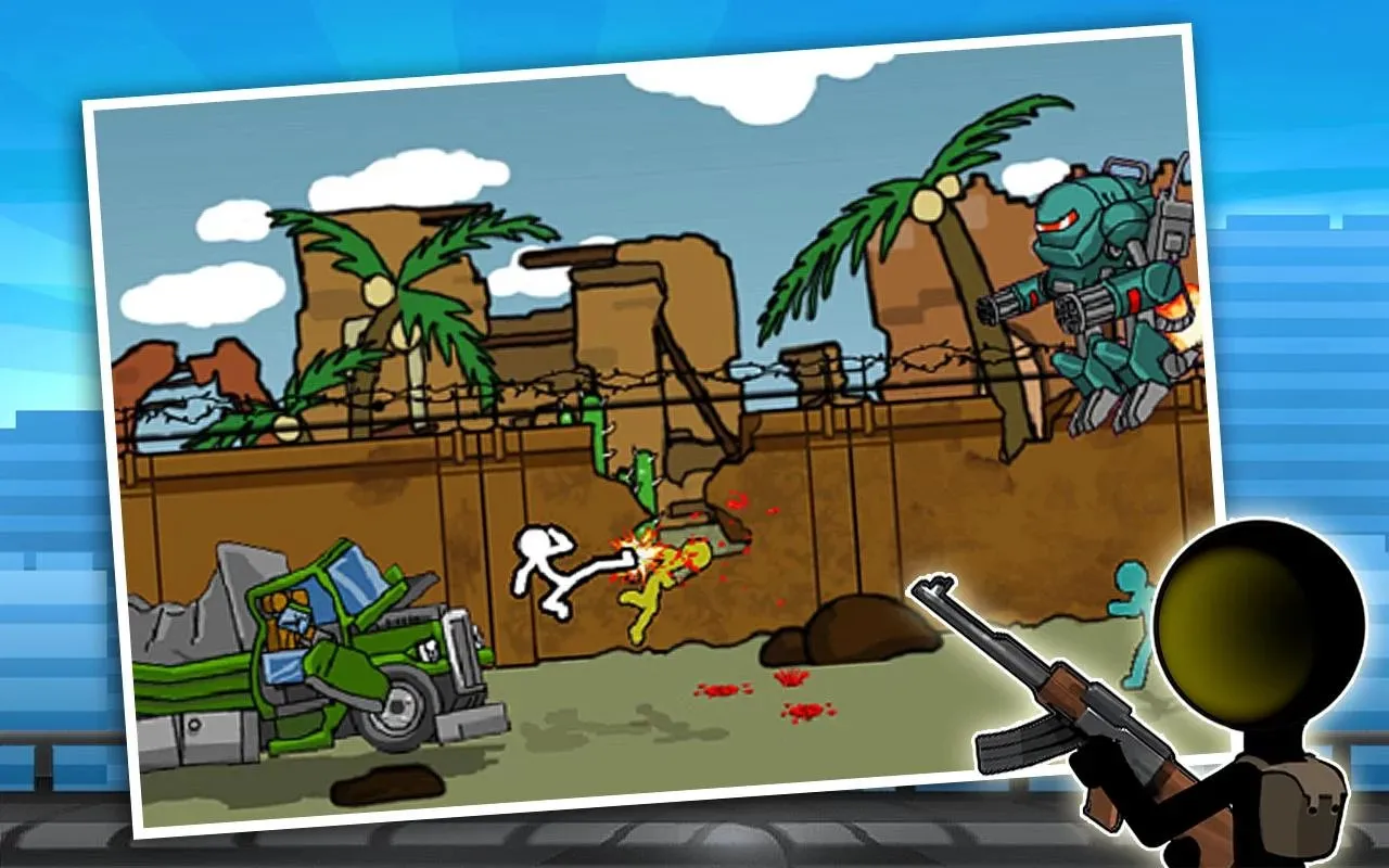 Anger of Stick 2 [мод: много денег] Screenshot 2