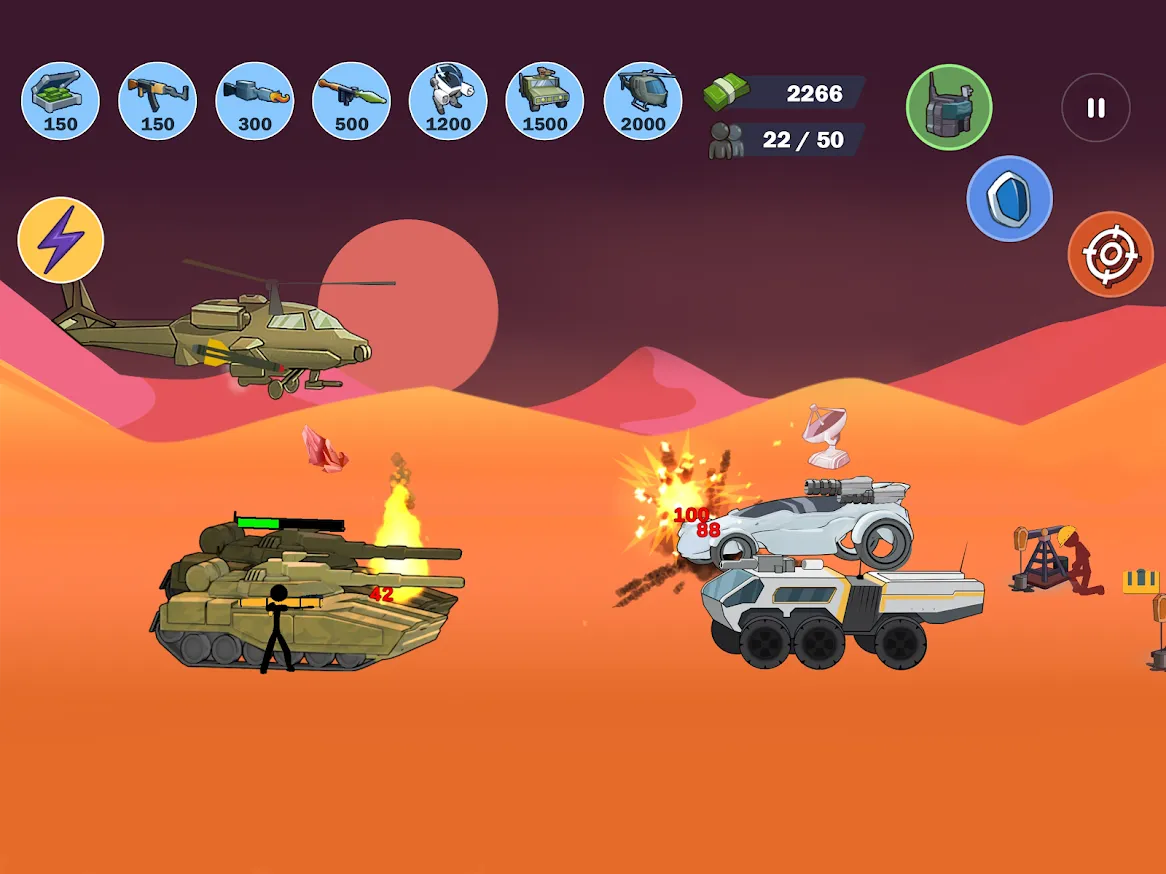 Stickman World Battle [мод: бесплатные покупки] Screenshot 5