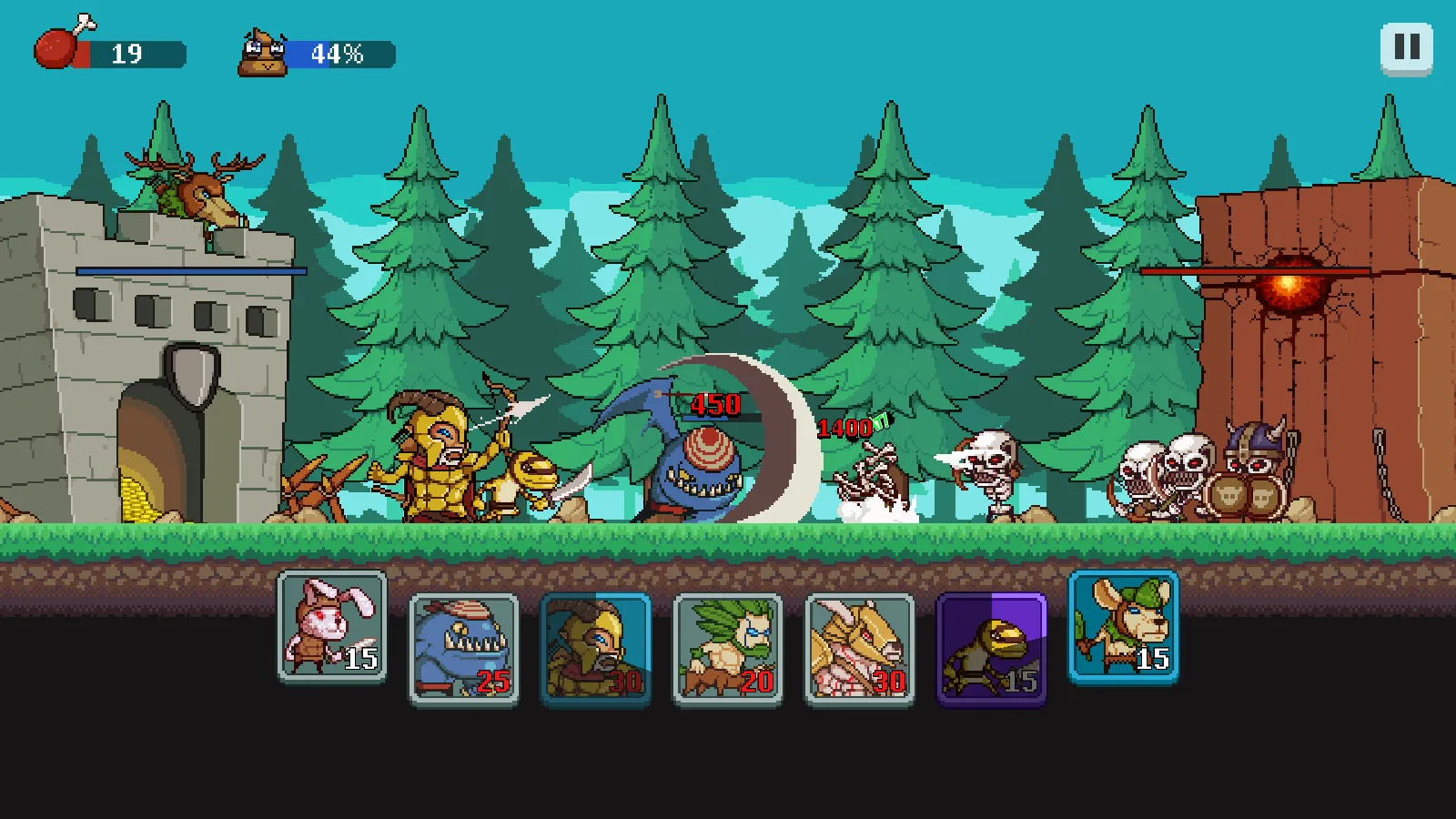 Monsters War: Epic TD Strategy [мод: много денег] Screenshot 1