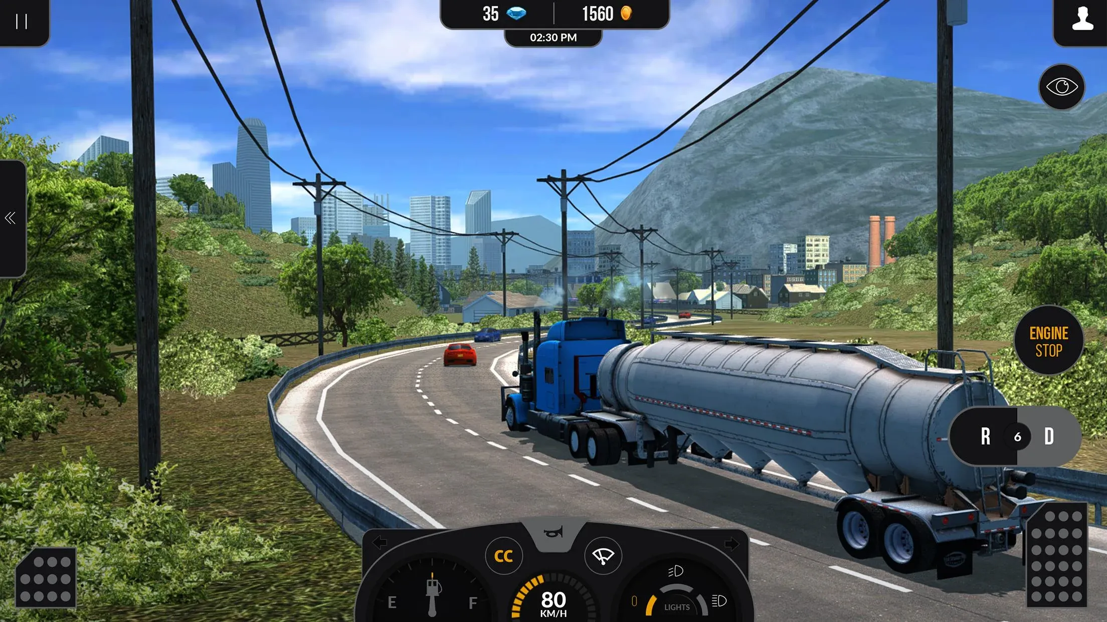 Truck Simulator PRO 2 v1.9.1 APK Мод (Много денег) Screenshot 1