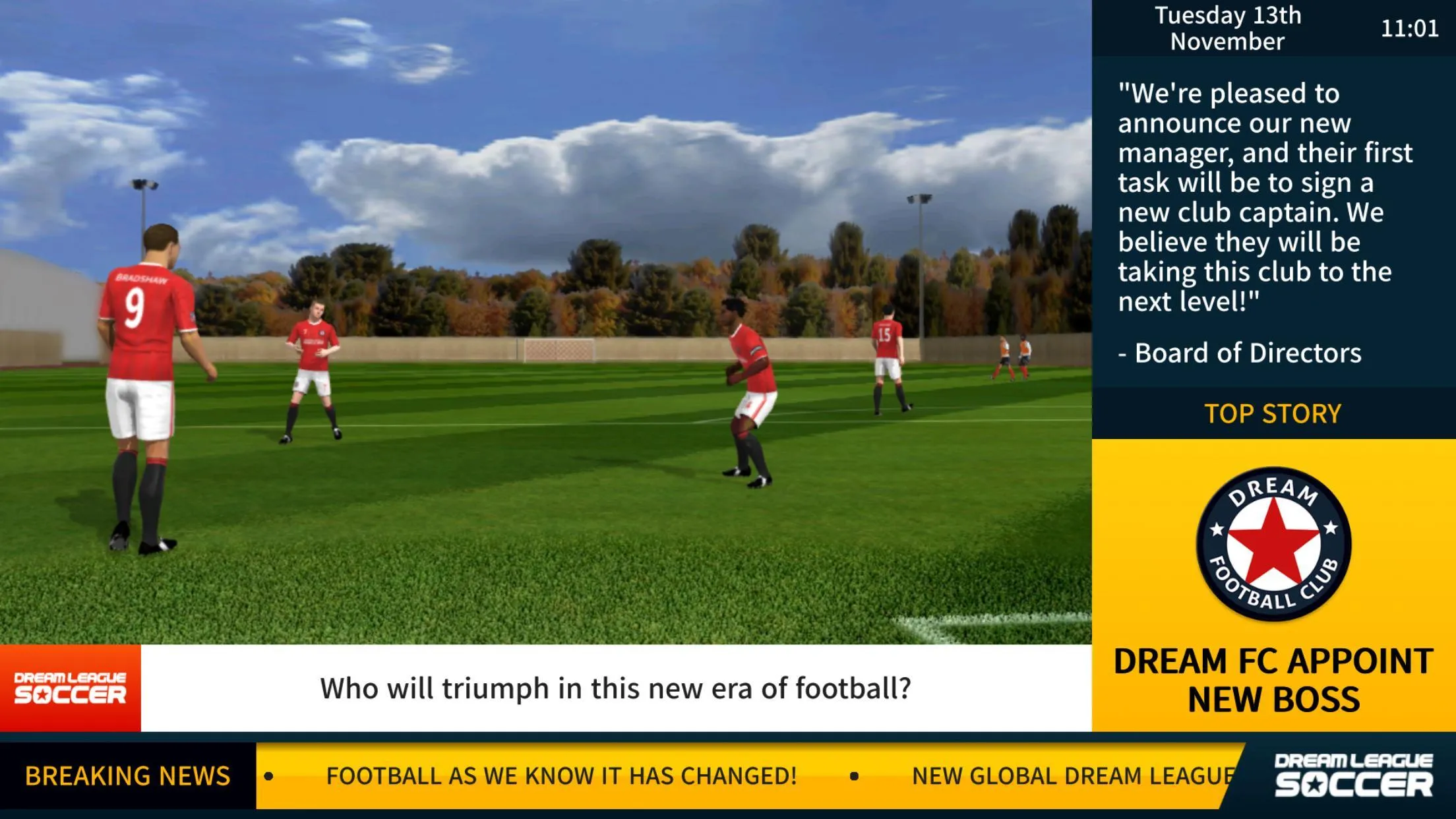 Dream League Soccer 2019 v6.15 APK Мод (Много денег) Screenshot 3