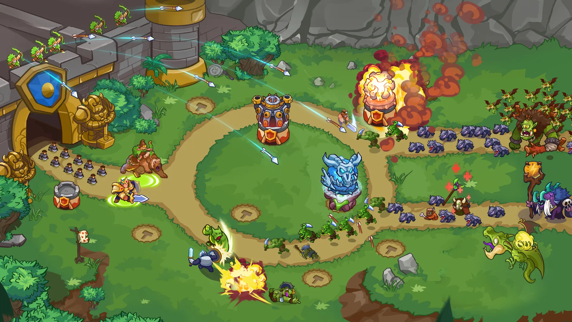 King of Defense 2 v2.0.601 APK Мод (Меню, Много денег, Всё открыто) Screenshot 1