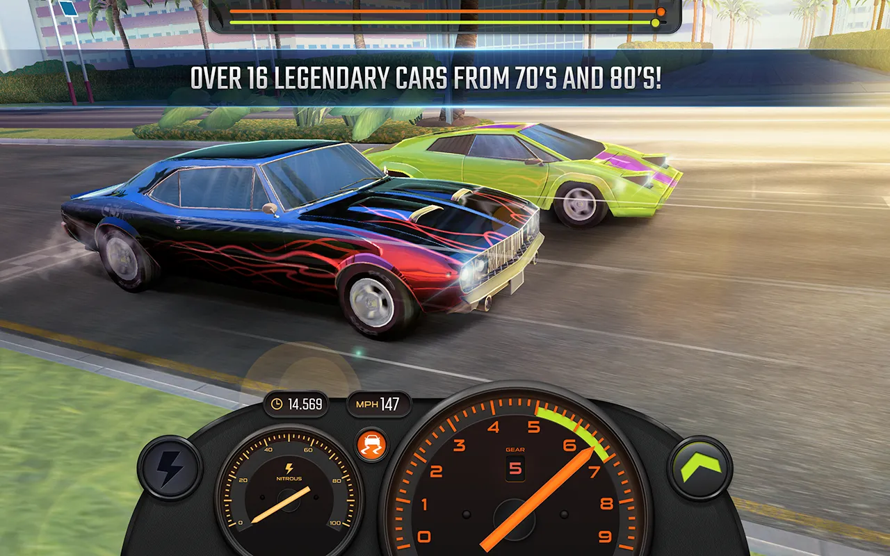 Racing Classics PRO: Drag Race v1.09.9 APK Мод (Много денег) Screenshot 1