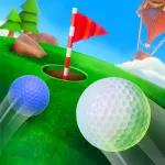 Скачать взлом Mini GOLF Tour: Clash & Battle Мод (Много денег) на Андроид