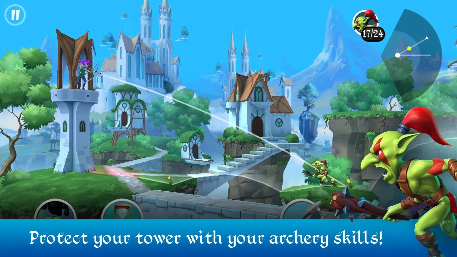 Tiny Archers v1.43.50.36 APK Мод (Меню, Много денег, Множитель опыта) Screenshot 1