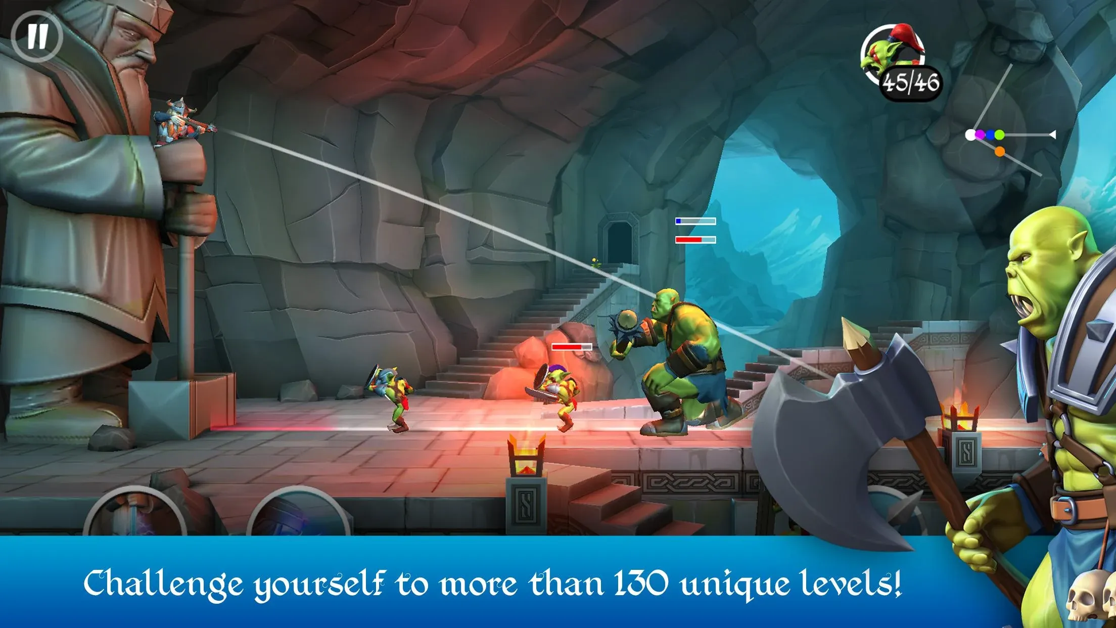 Tiny Archers v1.43.50.36 APK Мод (Меню, Много денег, Множитель опыта) Screenshot 2