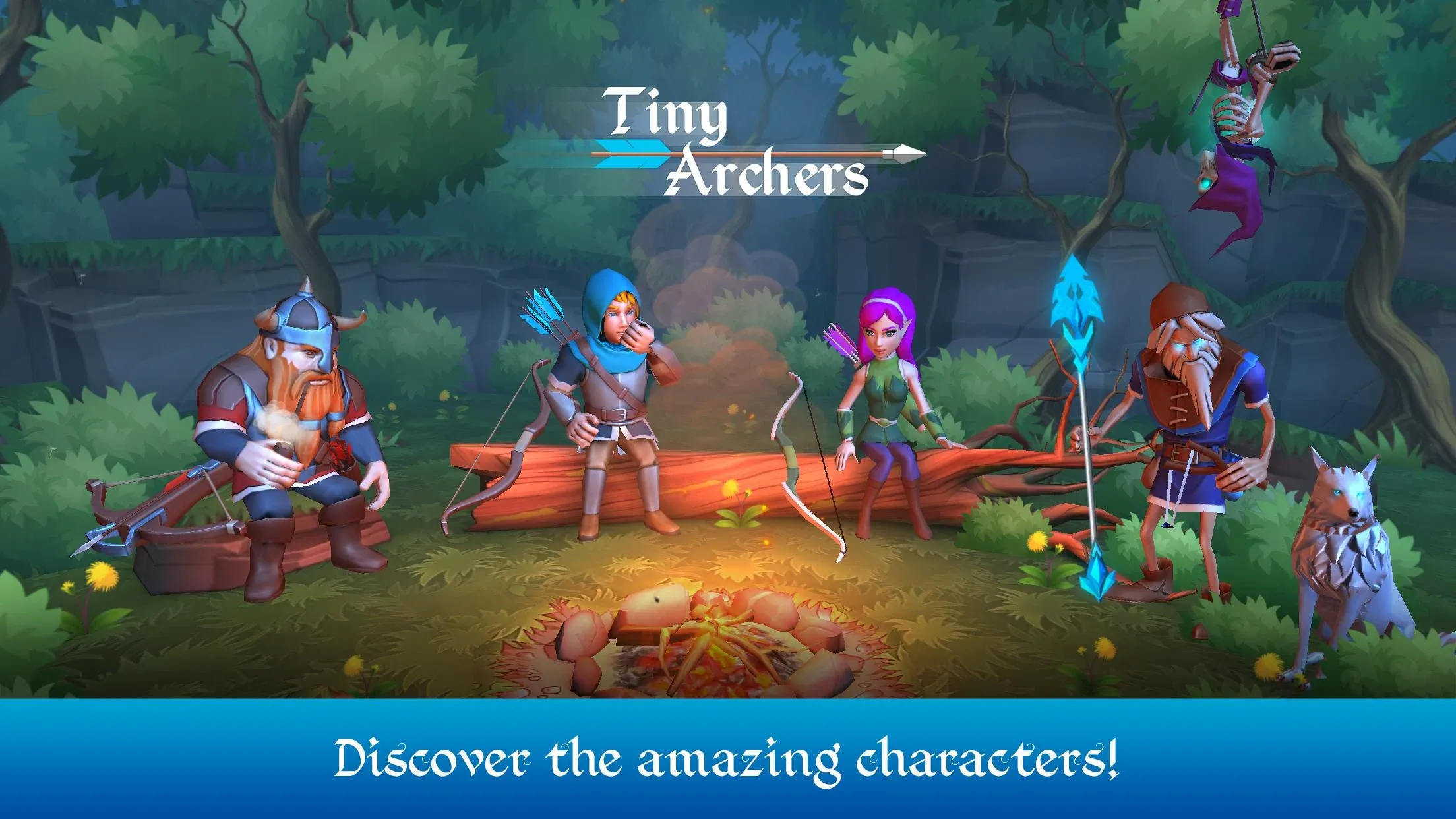 Tiny Archers v1.43.50.36 APK Мод (Меню, Много денег, Множитель опыта) Screenshot 5