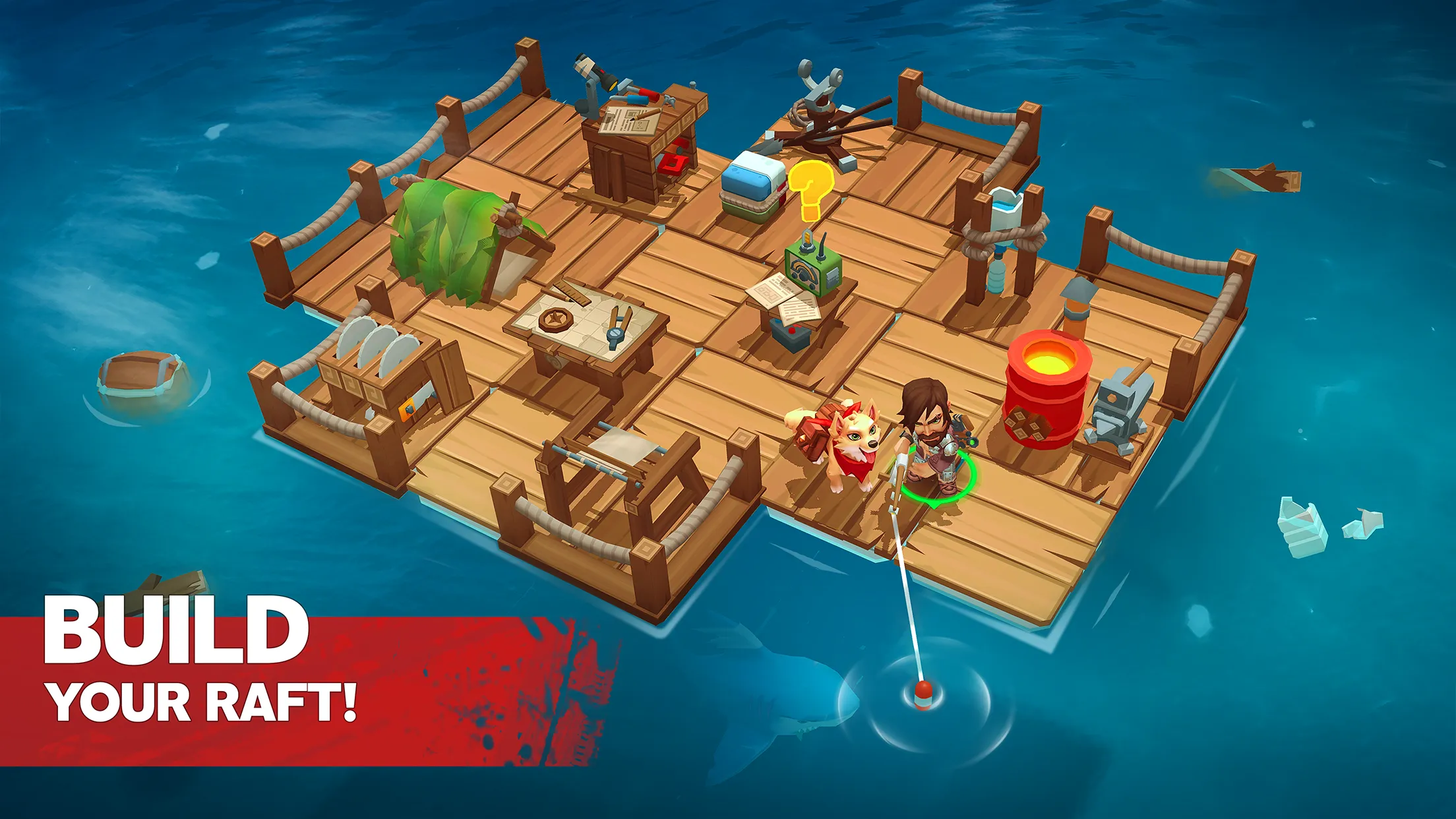 Epic Ocean Survival v2.8.11 APK Мод (Меню, Режим бога, Premium, Без рекламы) Screenshot 1