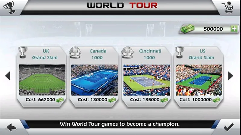 Теннис пальцем 3D – Tennis [мод: много денег] Screenshot 5