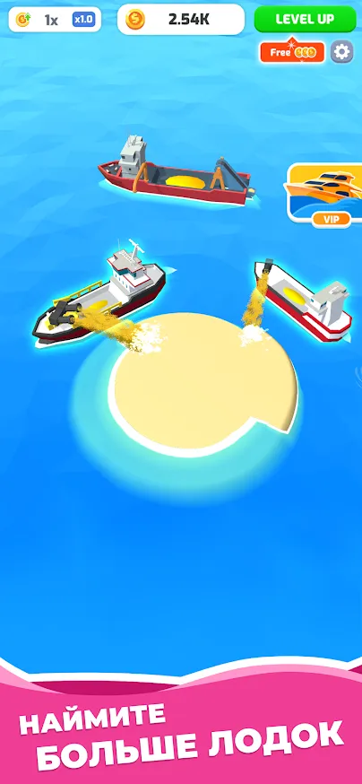 Idle Island Inc [мод: бесплатные покупки] Screenshot 1