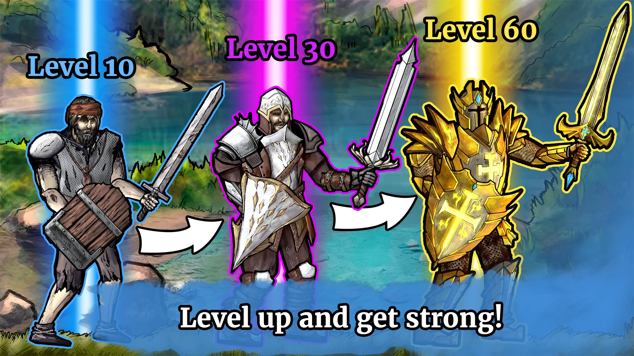 Paladin's Story: Offline RPG v1.3.18 APK Мод (Много денег) Screenshot 3