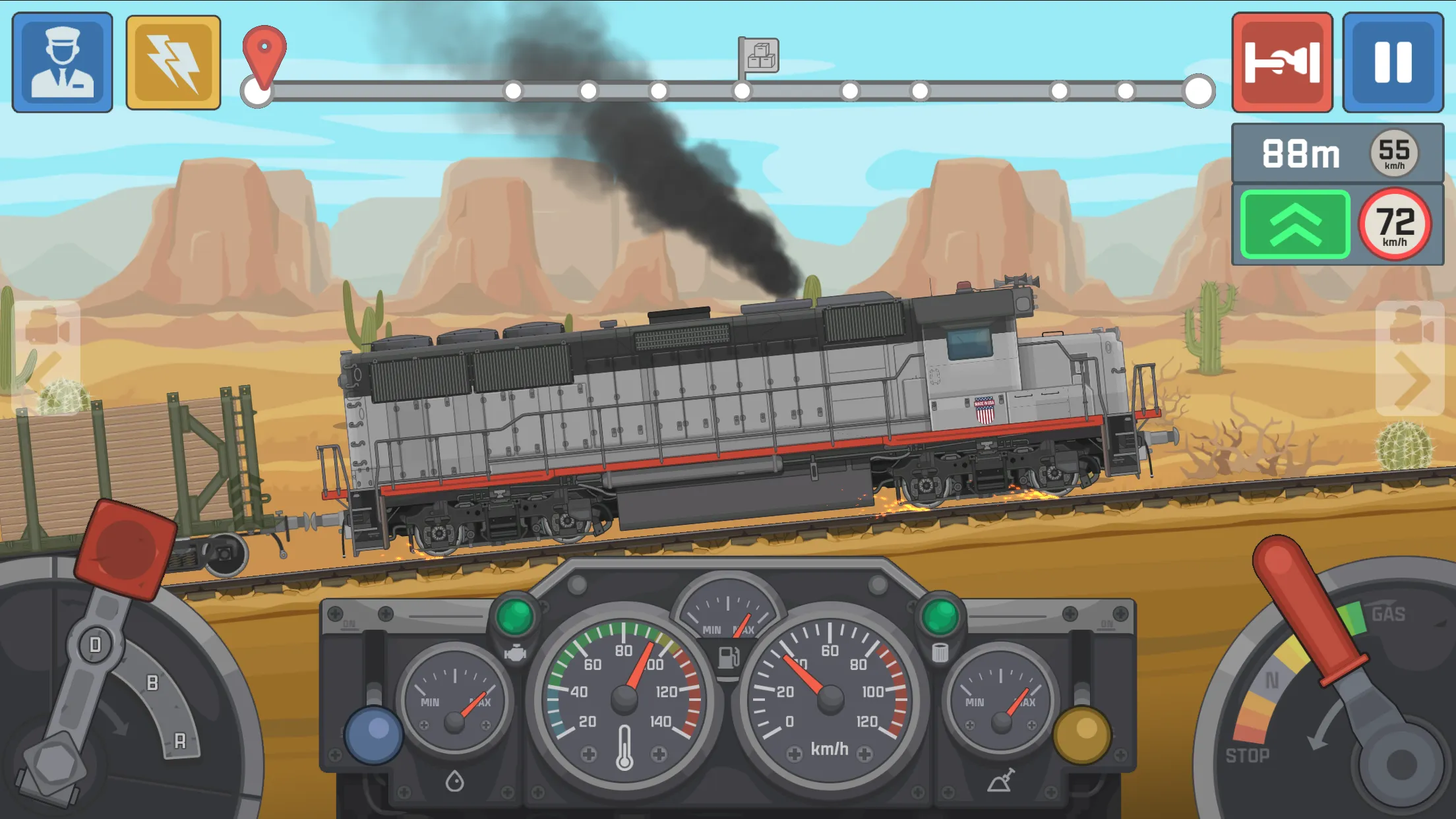 Train Simulator v0.7.4 APK Мод (Много денег) Screenshot 1