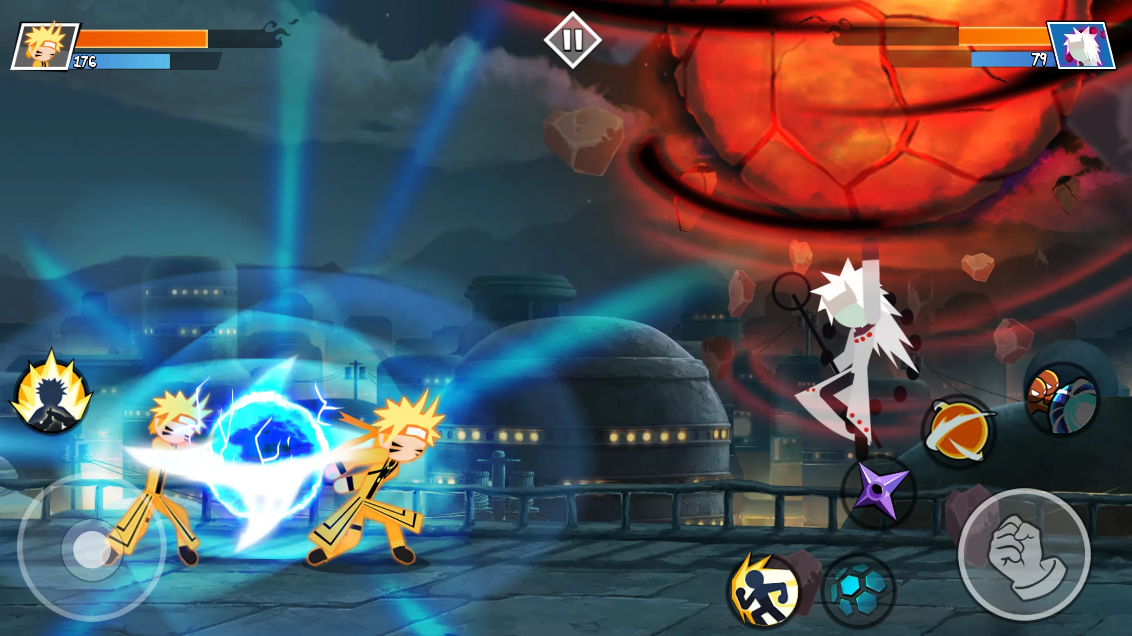 Stickman Shinobi: Ninja Fight v7.4 APK Мод (Меню, Много денег) Screenshot 1