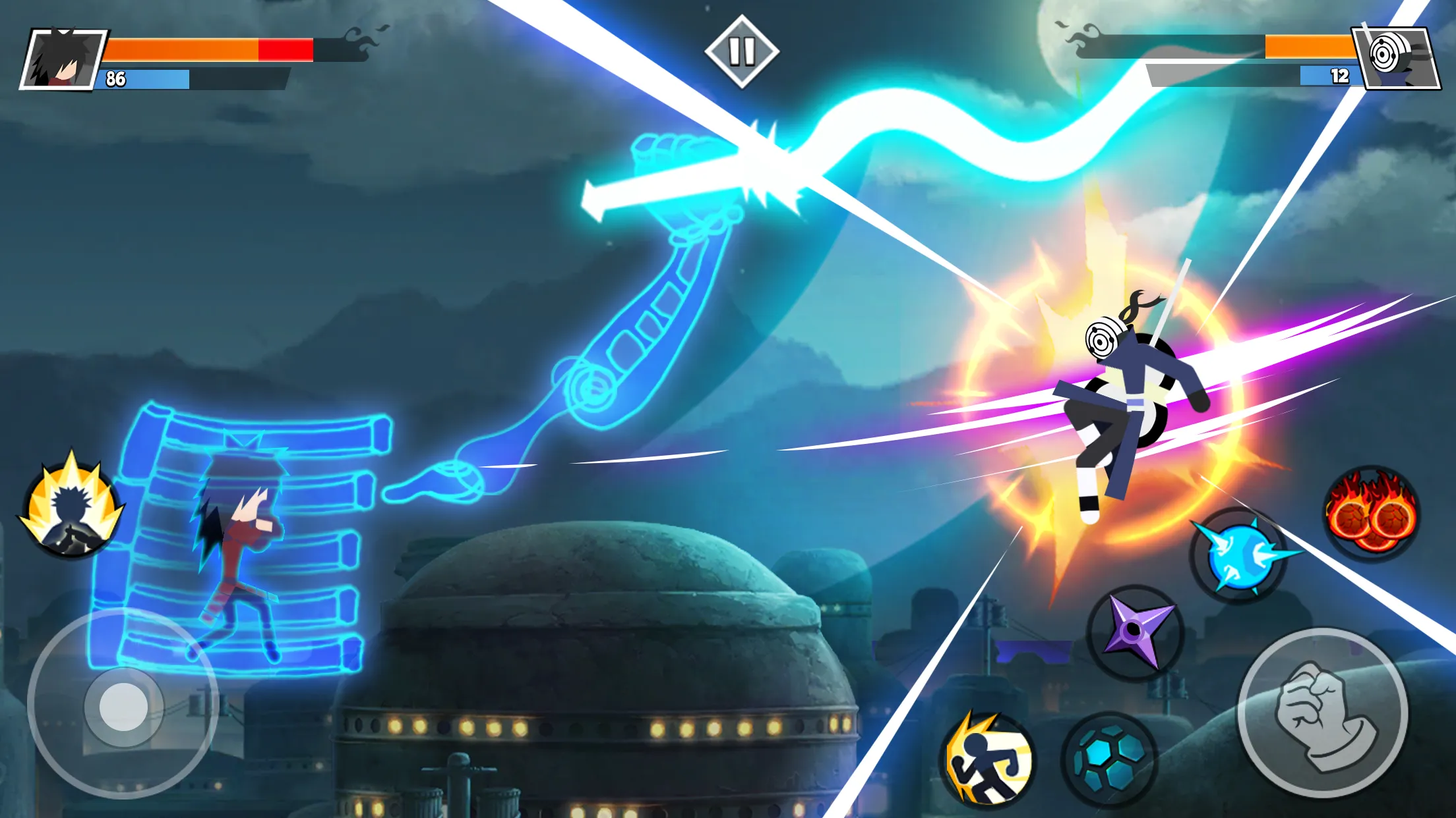 Stickman Shinobi: Ninja Fight v7.4 APK Мод (Меню, Много денег) Screenshot 3