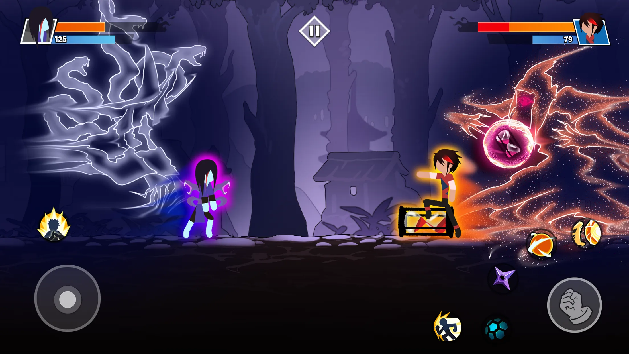 Stickman Shinobi: Ninja Fight v7.4 APK Мод (Меню, Много денег) Screenshot 5
