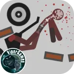 Взломанный Stickman Dismounting Мод (Много денег) на Андроид