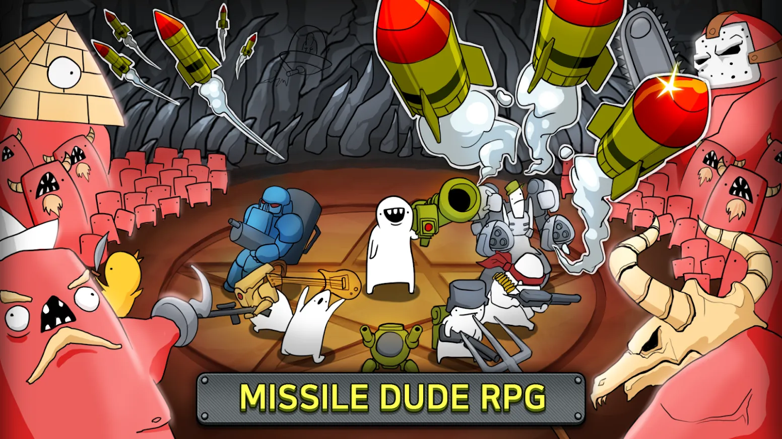 Missile Dude RPG : idle hero [мод: много денег] Screenshot 1