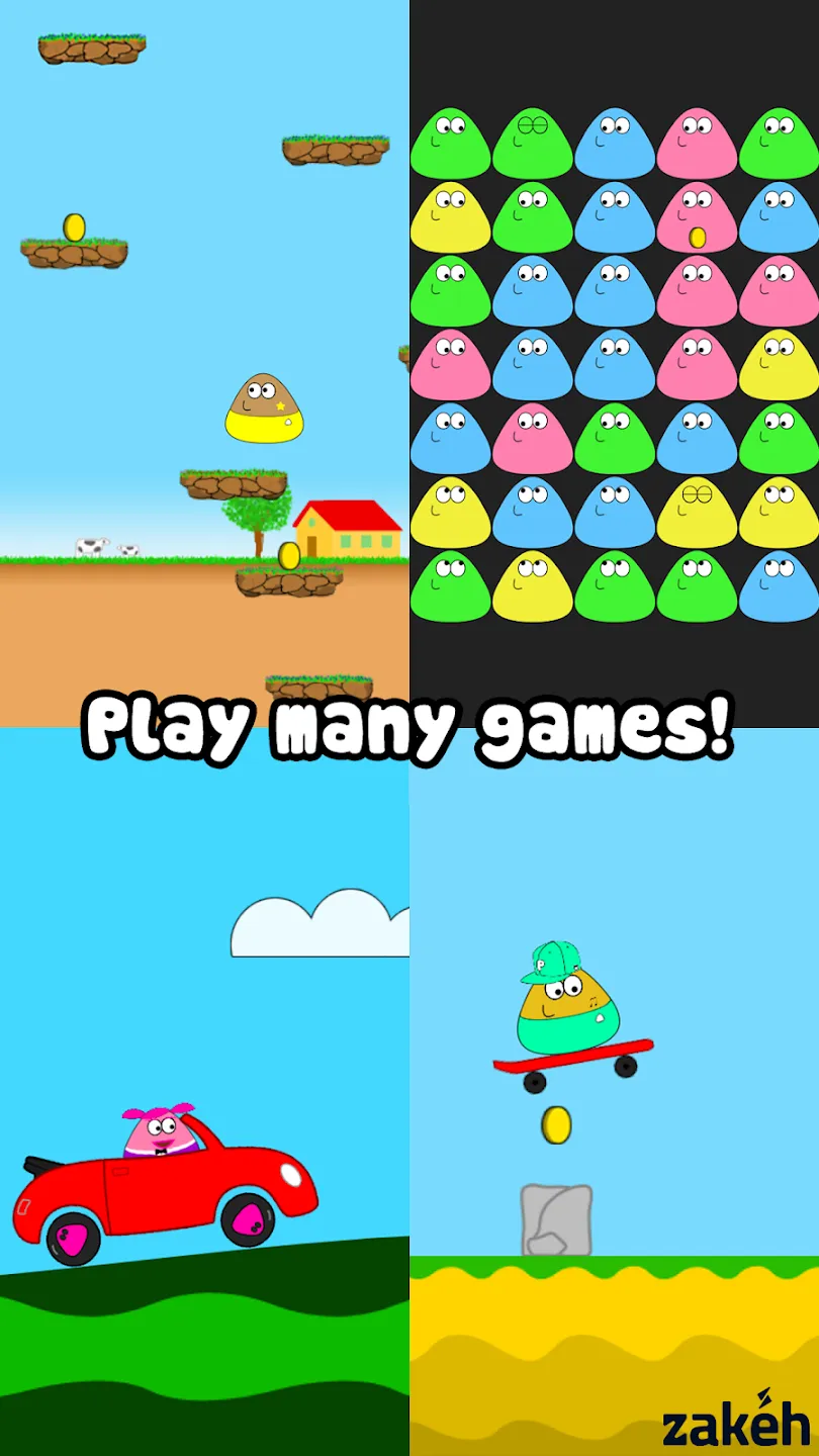 Pou v1.4.134 APK Мод (Много монет) Screenshot 2