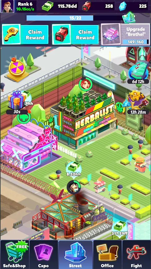 Mafia Inc. – Игра в праздного магната [мод: много денег] Screenshot 2